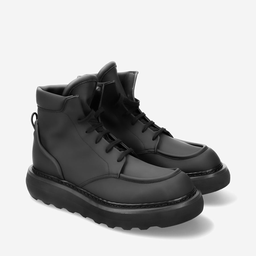 Premiata Stivaletti Stringati Cal 32130E In Gommato