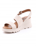 BUENO Sandalo Con Zeppa Donna BUENO Y8602 CREMA