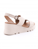 BUENO Sandalo Con Zeppa Donna BUENO Y8602 CREMA