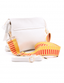 FRAU Borsa Donna FRAU 511 WHITE In Pelle Bottalata