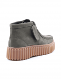 CLARKS Polacco Donna CLARKS TORHILL MOSS DKRGREEN In Pelle Nabuck