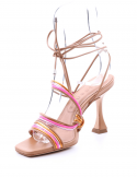 VICENZA Sandalo Con Tacco Alto VICENZA 1076022 Z1 COCONUT