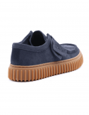 CLARKS Scarpa Casual Uomo CLARKS TORHILL LO NAVY SDE In Camoscio
