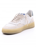 4B12 Sneakers Uomo QUATTROBARRADODICI HYPER 924 In Pelle Bianca