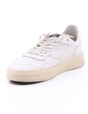 4B12 Sneakers Uomo QUATTROBARRADODICI HYPER 926 In Pelle Bianca