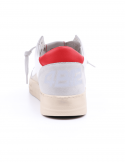 4B12 Sneakers Uomo QUATTROBARRADODICI KYLE 753 In Pelle Bianca