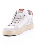 4B12 Sneakers Uomo QUATTROBARRADODICI KYLE 753 In Pelle Bianca