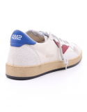 4B12 Sneakers Uomo QUATTROBARRADODICI PLAY NEW 64 In Pelle Bianca