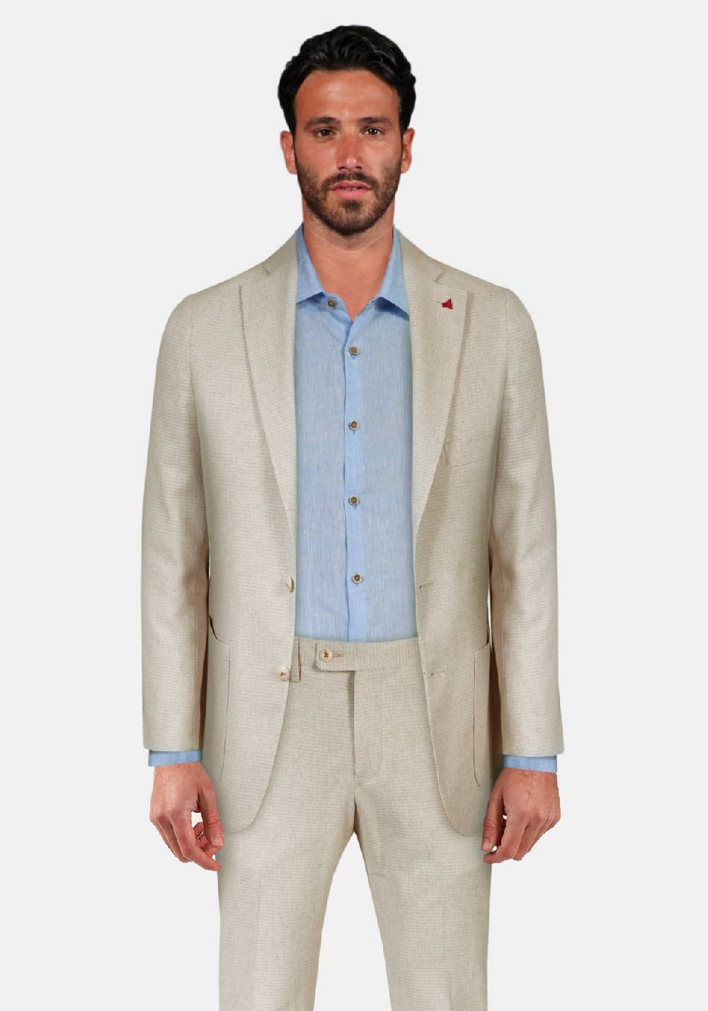 Primo Emporio Abito Mono Petto Tessuto Goffrato - Ecru