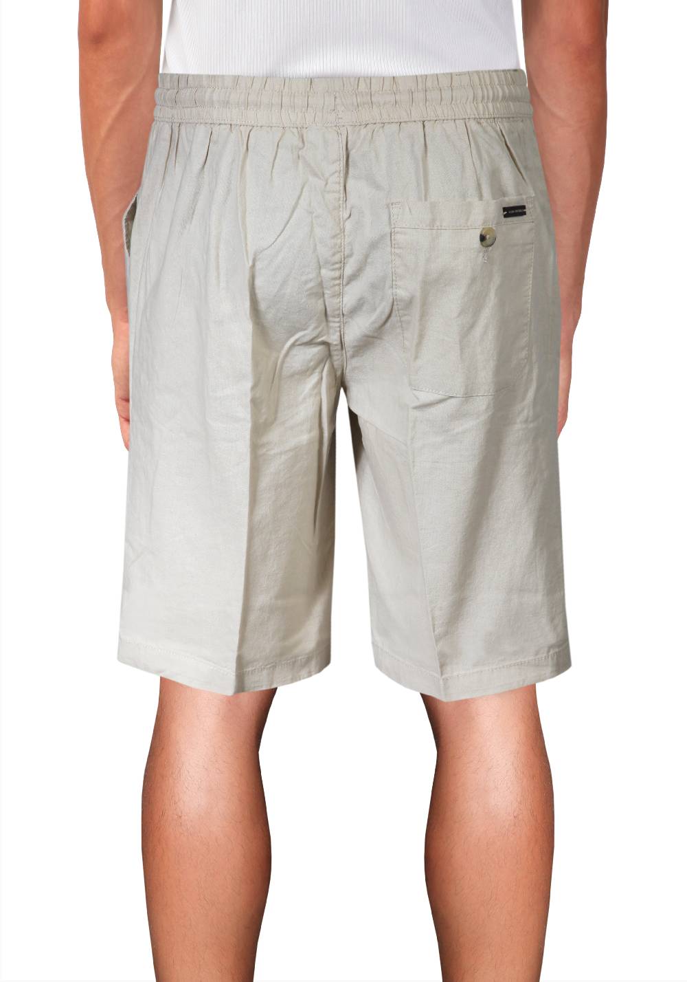 Primo Emporio Bermuda In Lino Tinta Unita Con Laccio