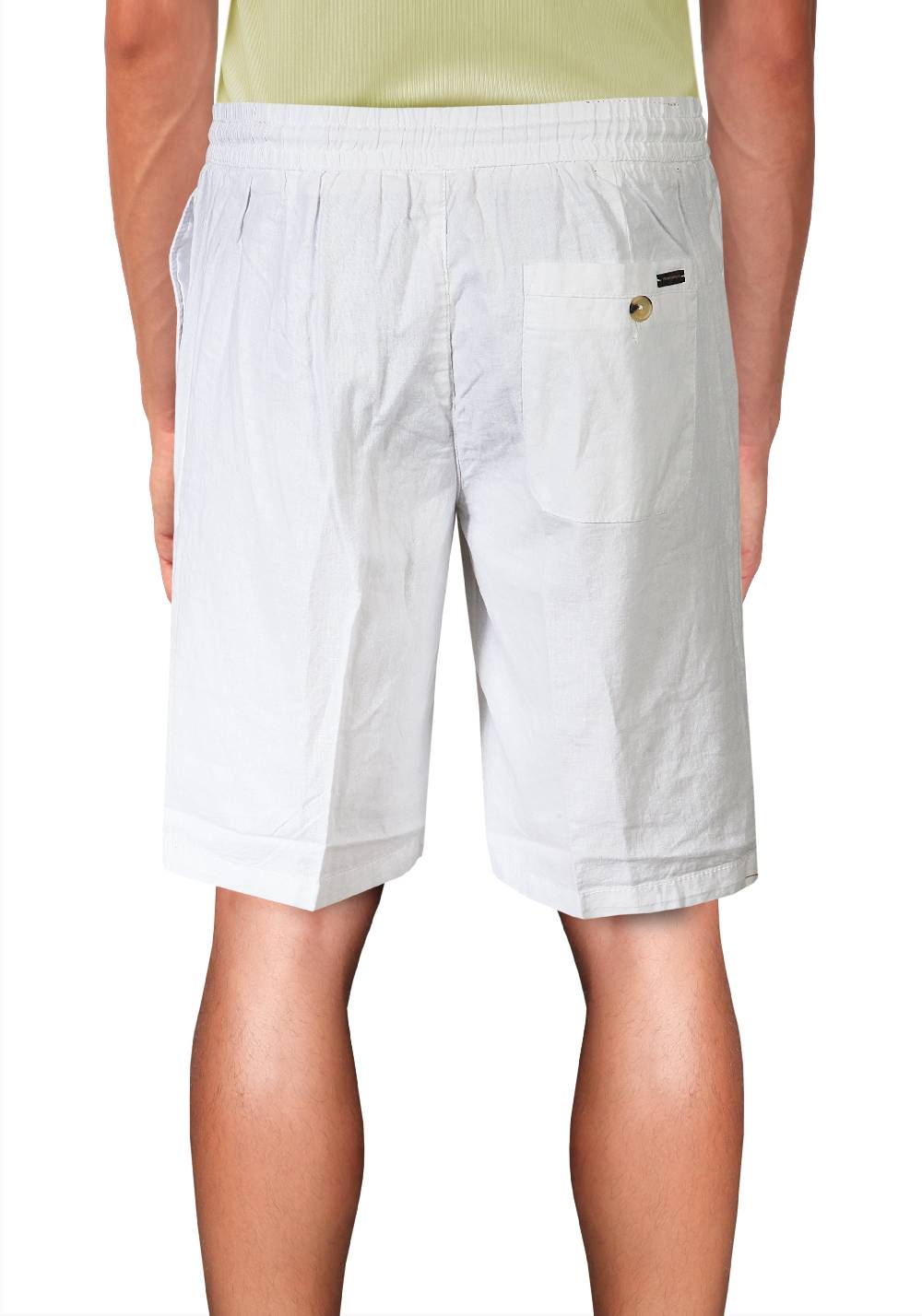 Primo Emporio Bermuda In Lino Tinta Unita Con Laccio