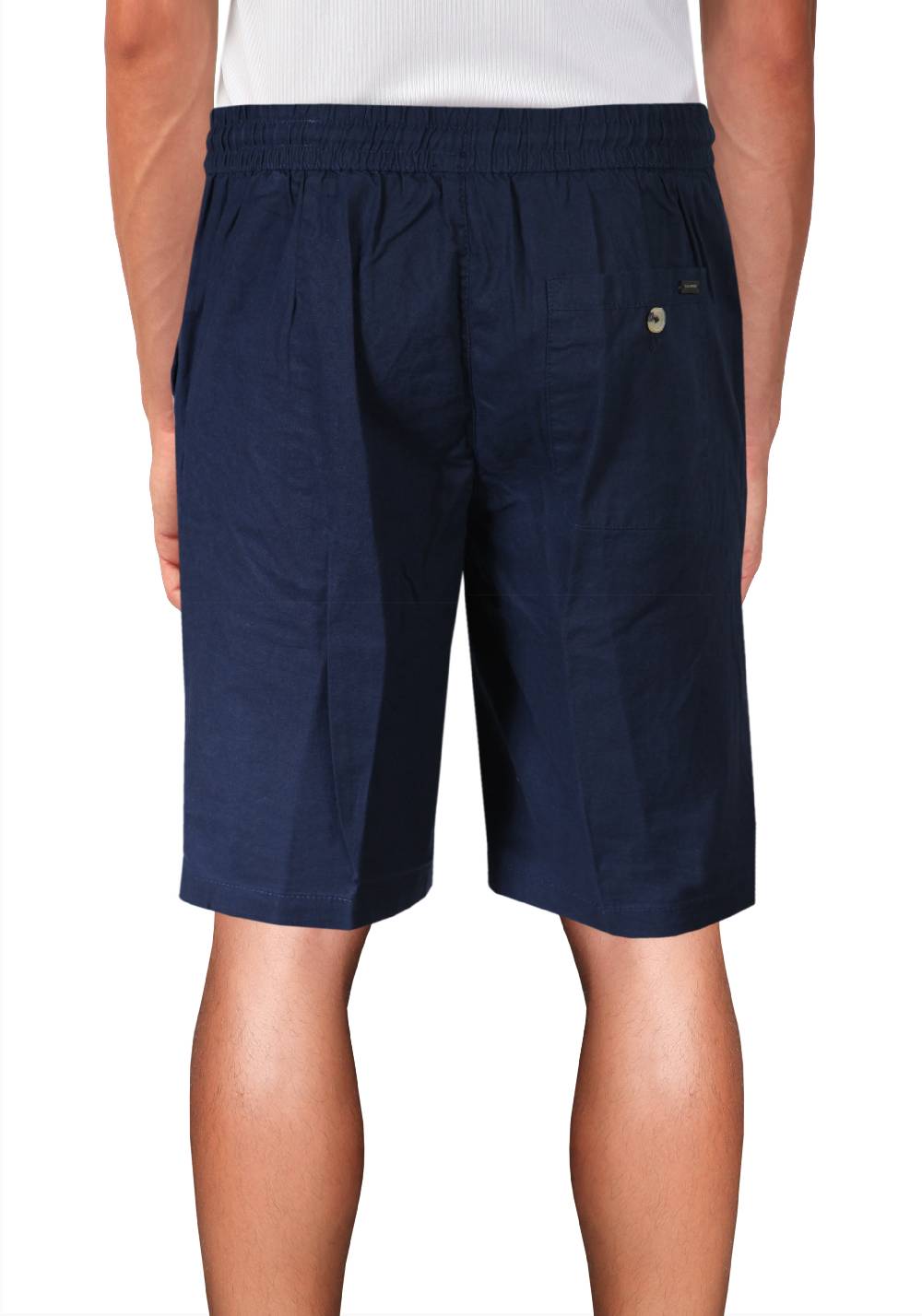 Primo Emporio Bermuda In Lino Tinta Unita Con Laccio