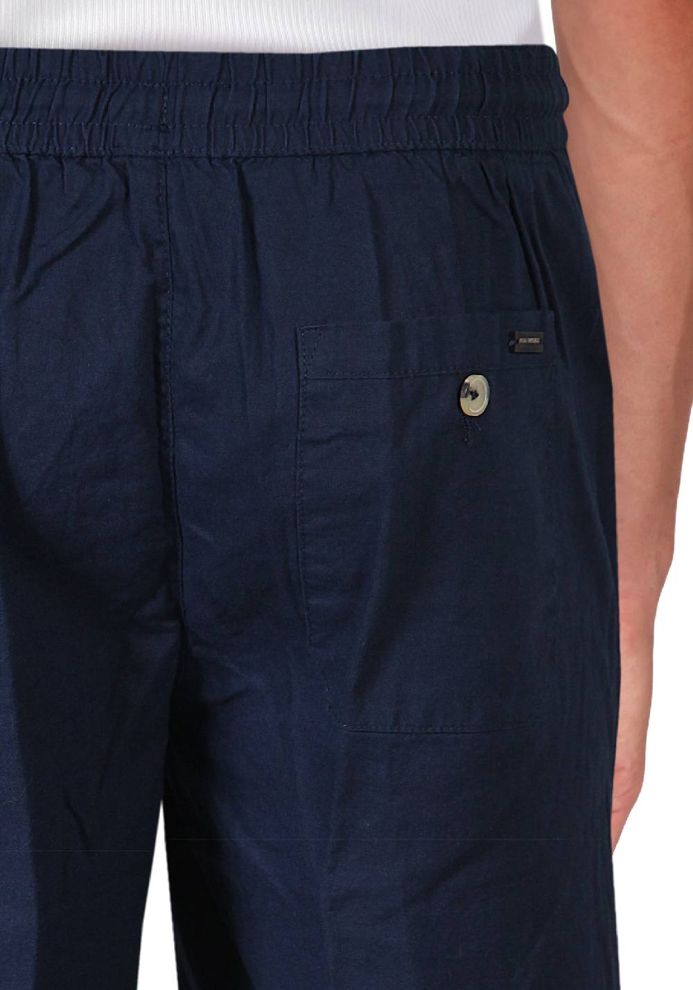 Primo Emporio Bermuda In Lino Tinta Unita Con Laccio