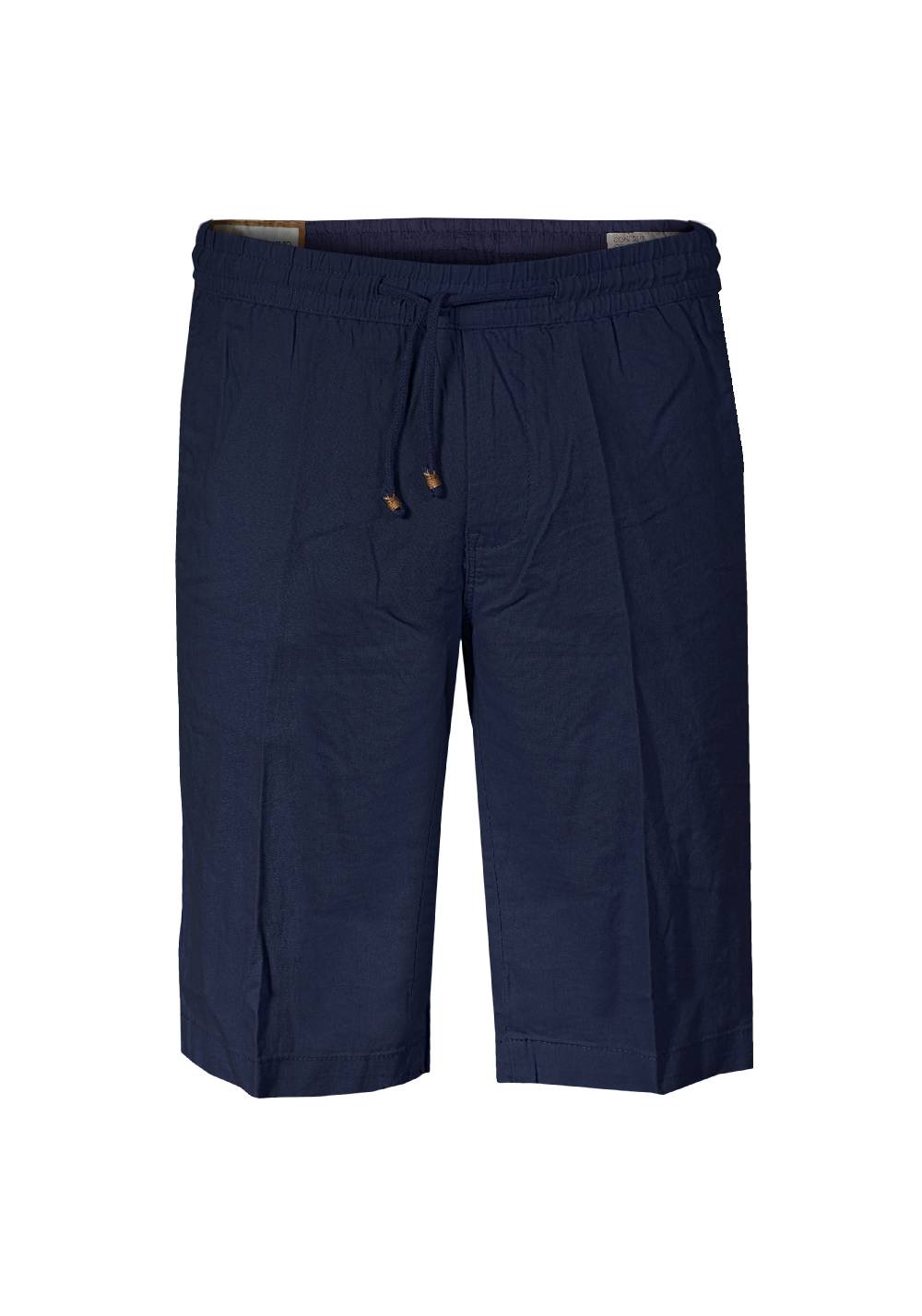 Primo Emporio Bermuda in lino tinta unita con laccio