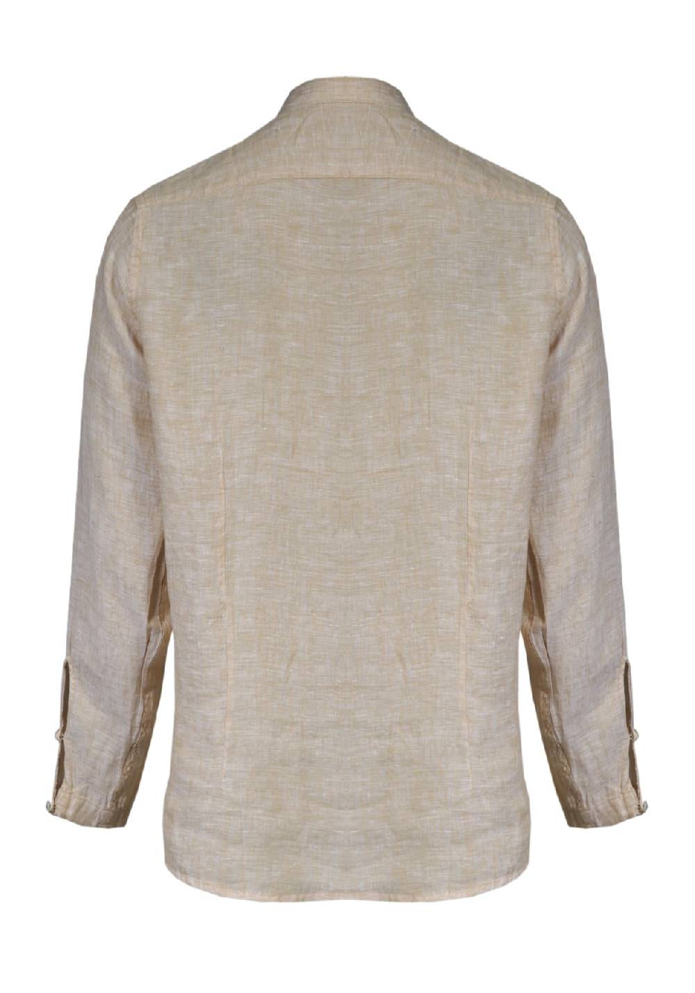 Primo Emporio Camicia Di Lino Manica Lunga Con Bottoni In Madreperla
