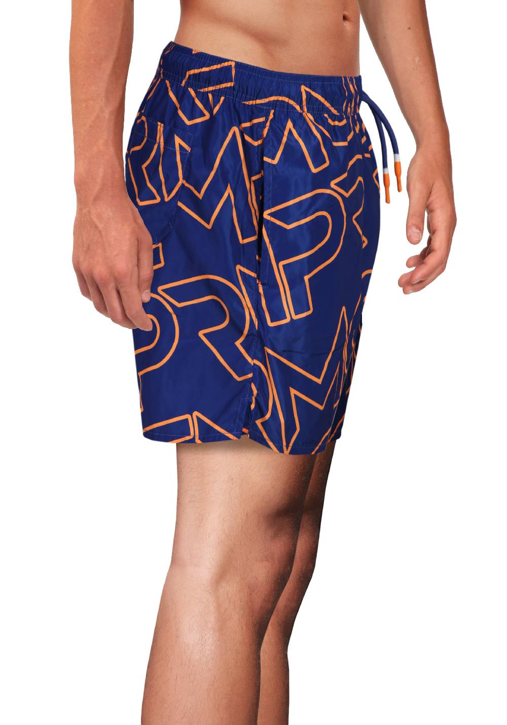 Primo Emporio Costume Boxer Con Scritta Primo Emporio - Blue