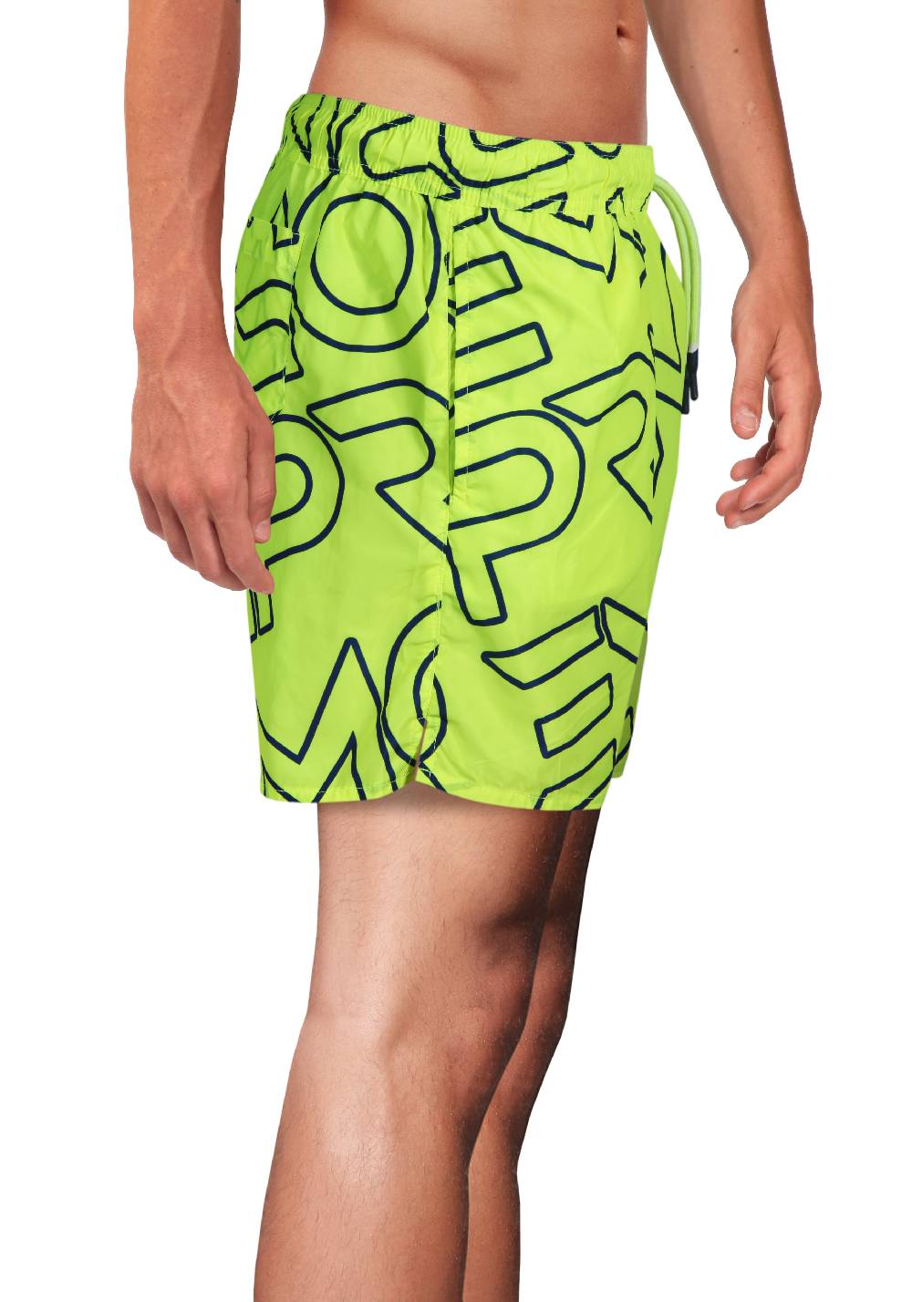 Primo Emporio Costume Boxer Con Scritta Primo Emporio - Giallo