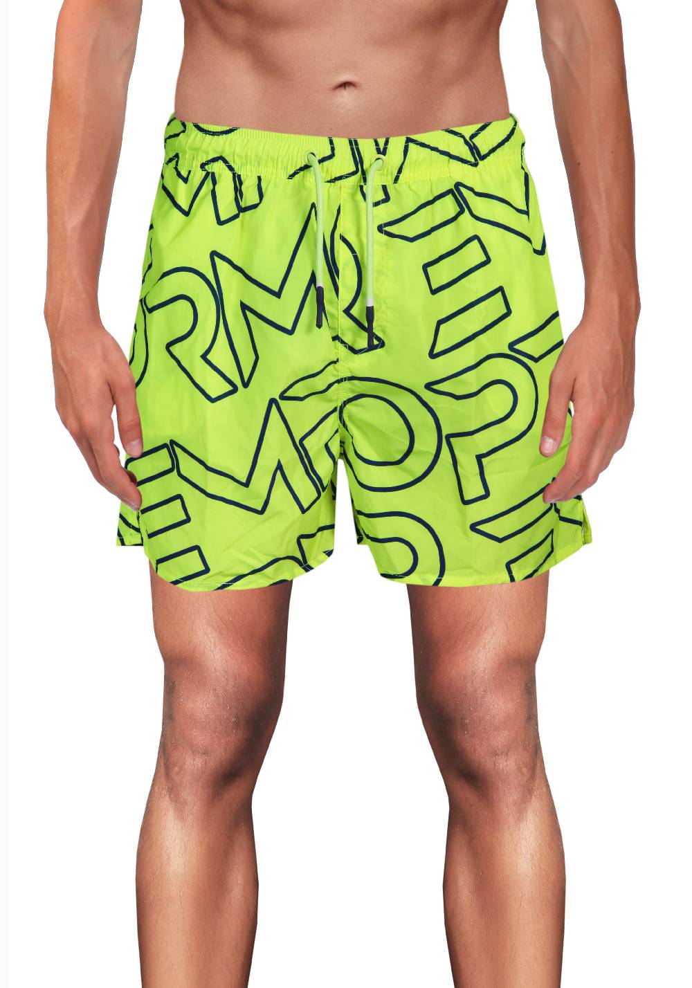 Primo Emporio Costume Boxer con Scritta Primo Emporio - Giallo