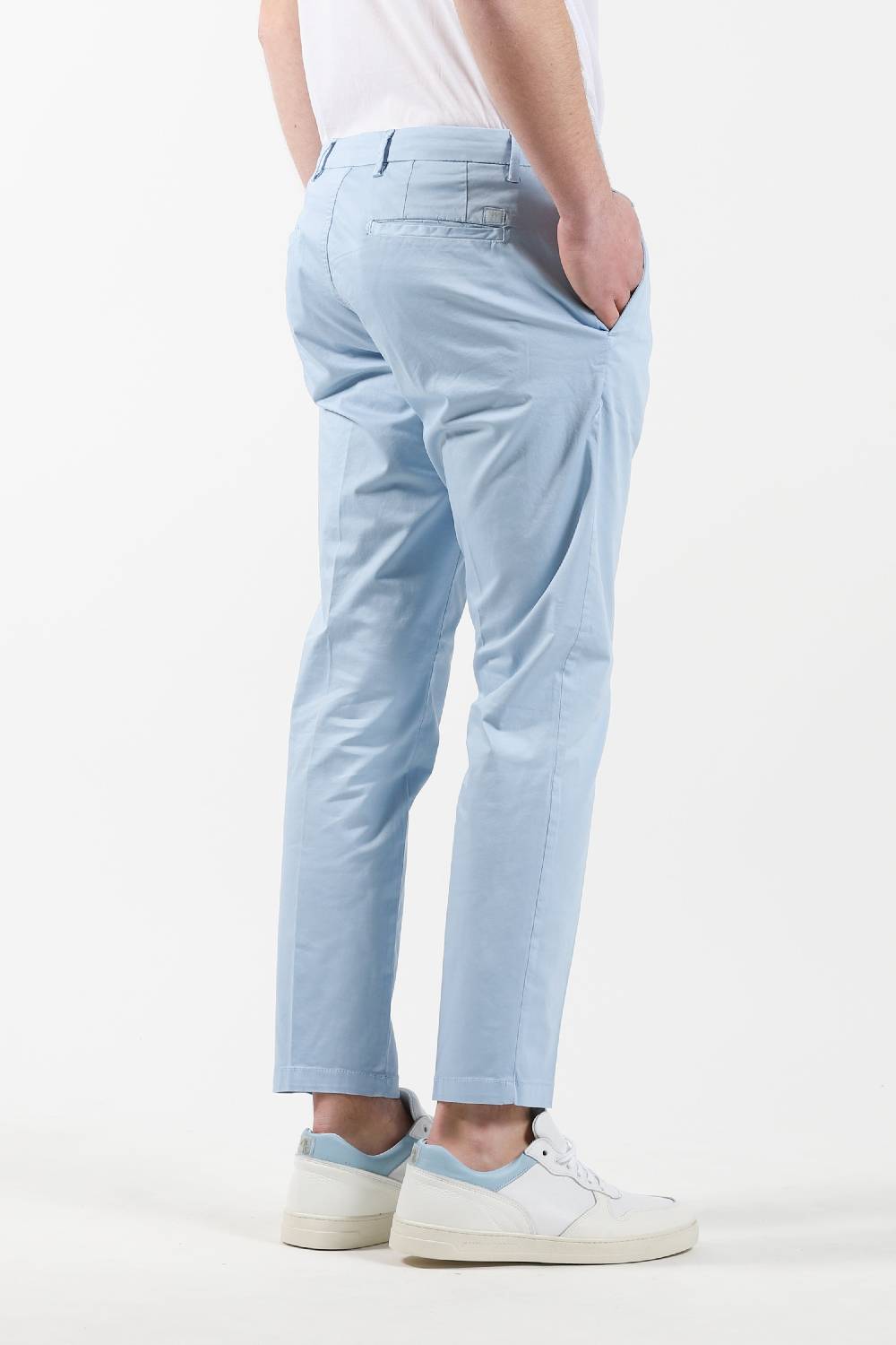 Primo Emporio Pantalone Chinos Tasca America - Celeste