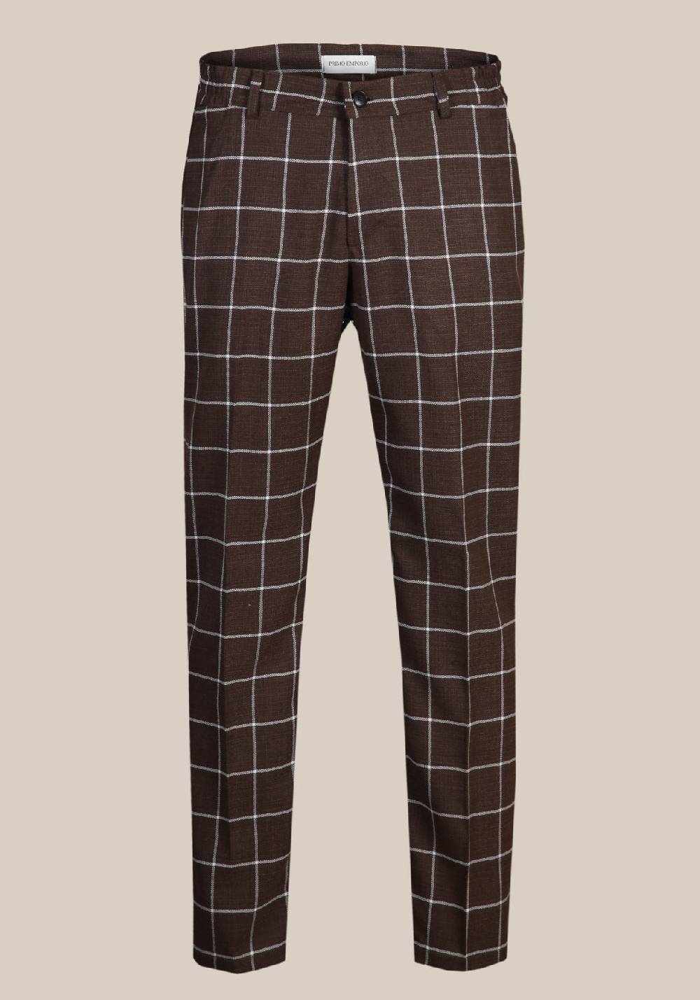 Primo Emporio Pantalone in Cotone con quadro Grande