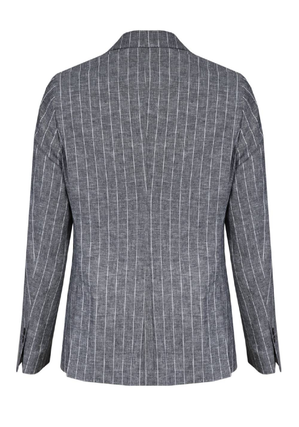 Primo Emporio Abito Lino Gessato Nero