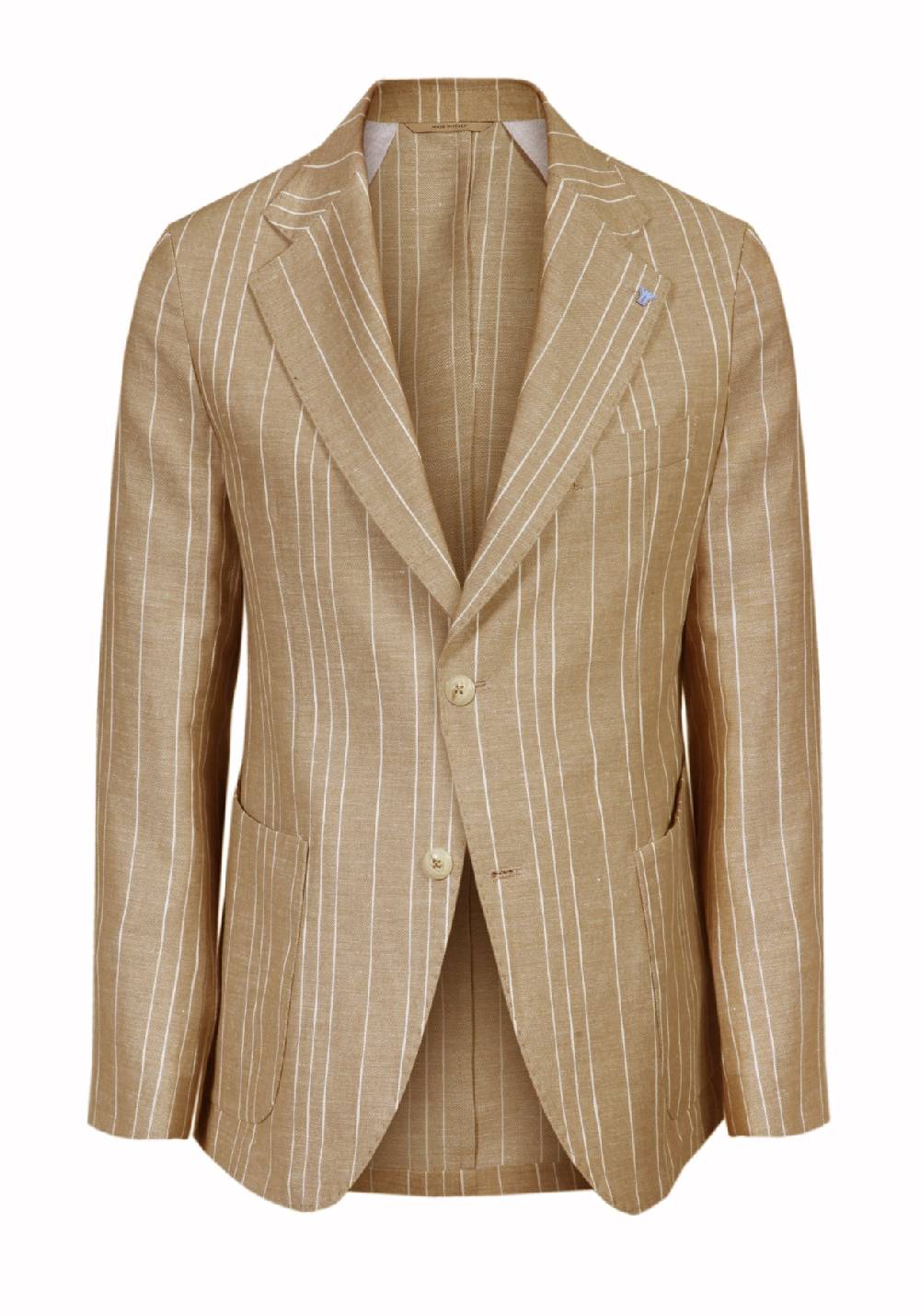 Primo Emporio Abito Mono Petto In Lino Rigato