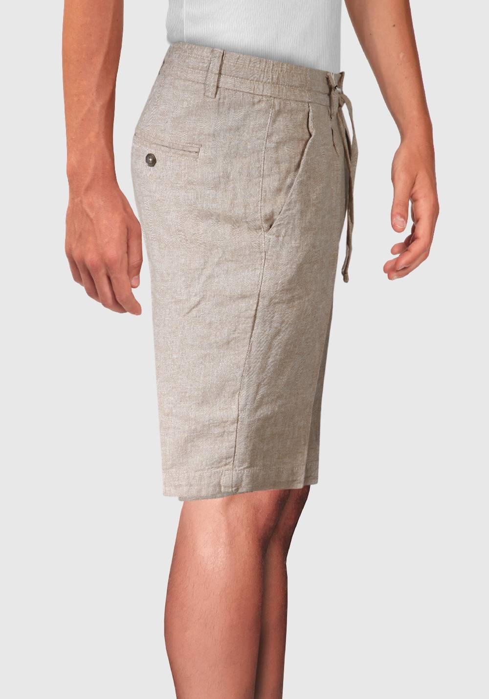 Primo Emporio Bermuda Con Laccio In Lino