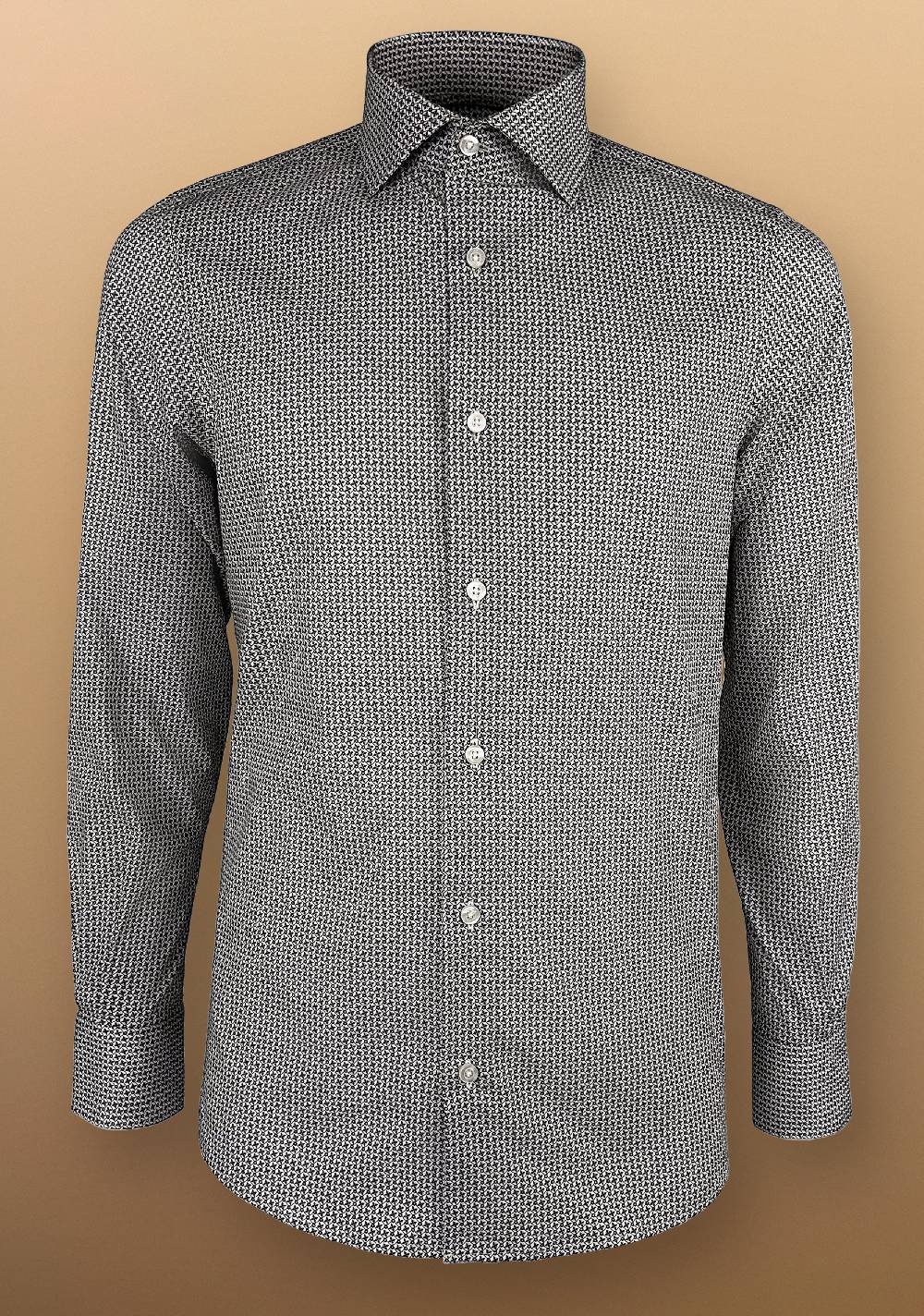 Primo Emporio Camicia in Cotone con microfantasia