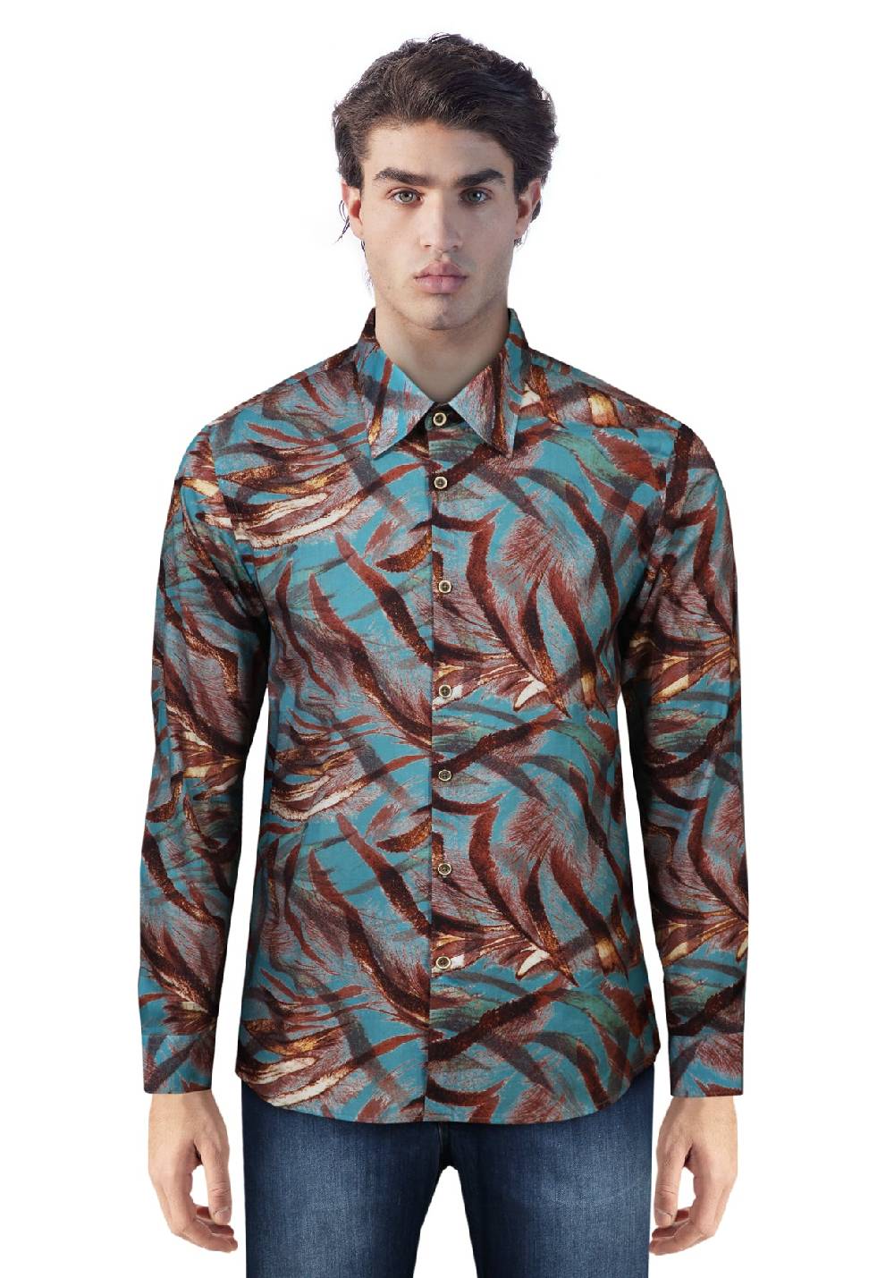 Primo Emporio Camicia In Cotone Fantasia Fiori