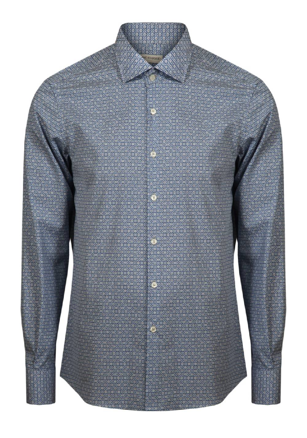 Primo Emporio Camicia In Cotone Micro-Fantasia