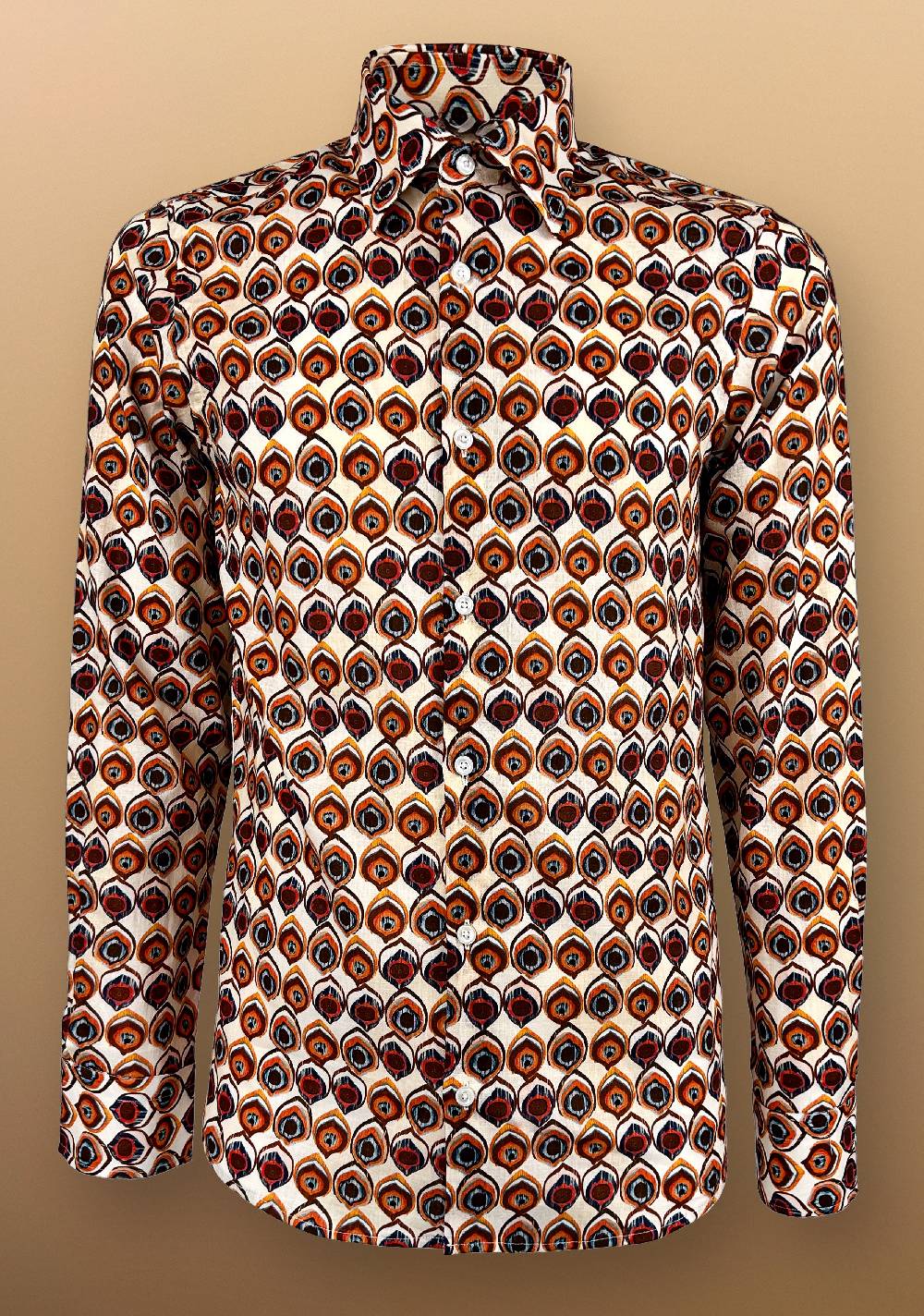 Primo Emporio Camicia In Lino Con Stampa