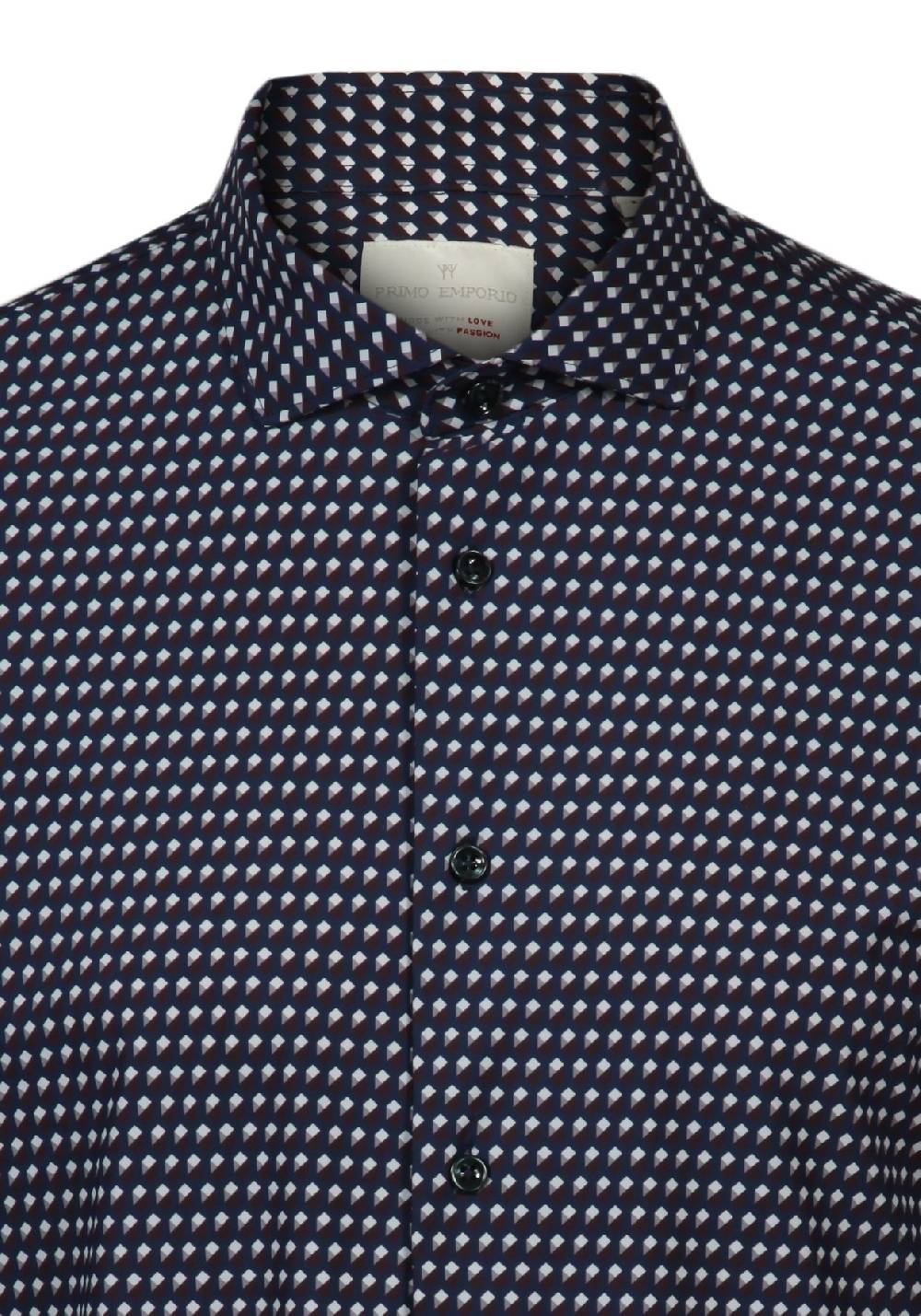 Primo Emporio Camicia in Poliammide Micro Fantasia