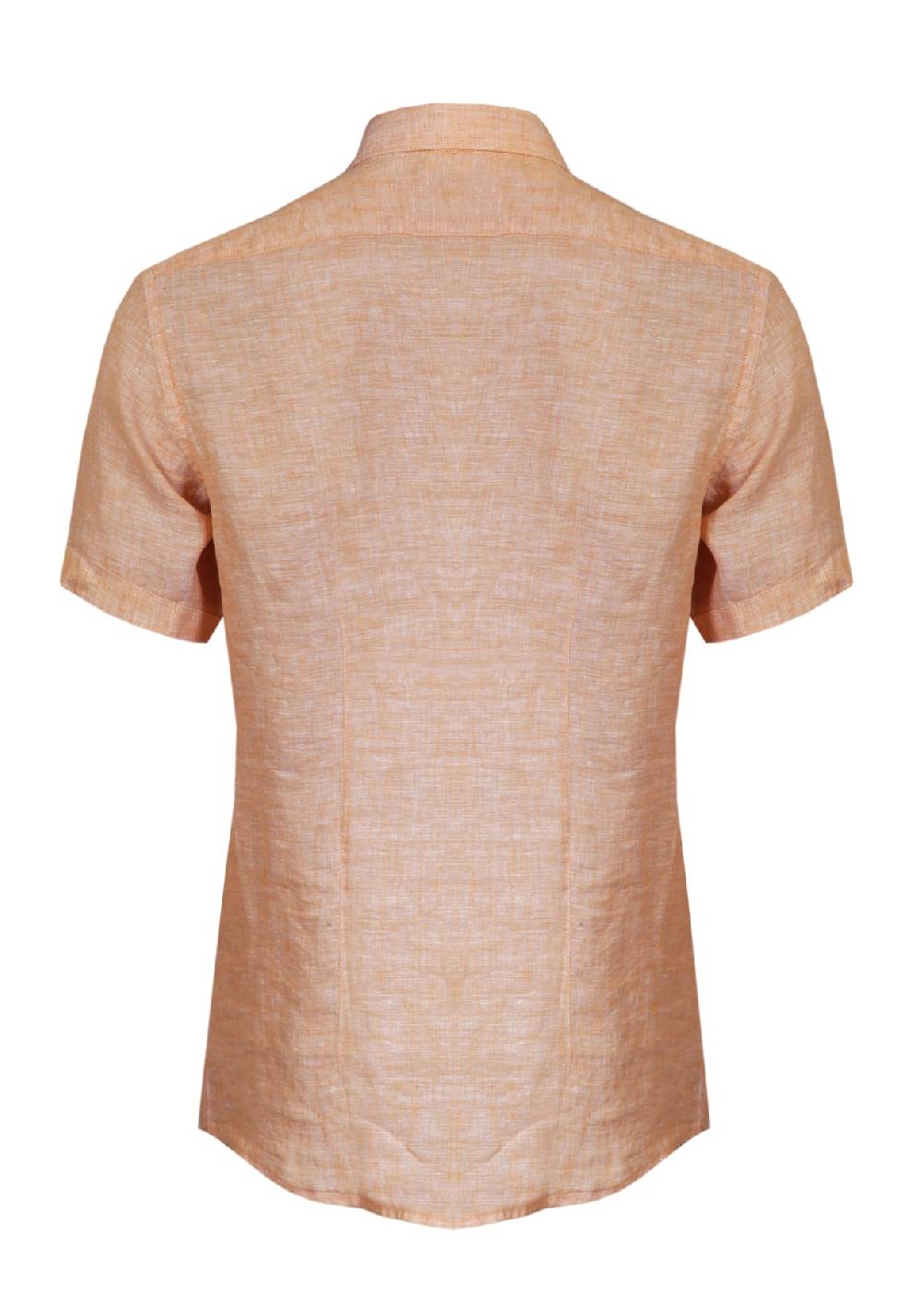 Primo Emporio Camicia Lino Mezza Manica - Arancio