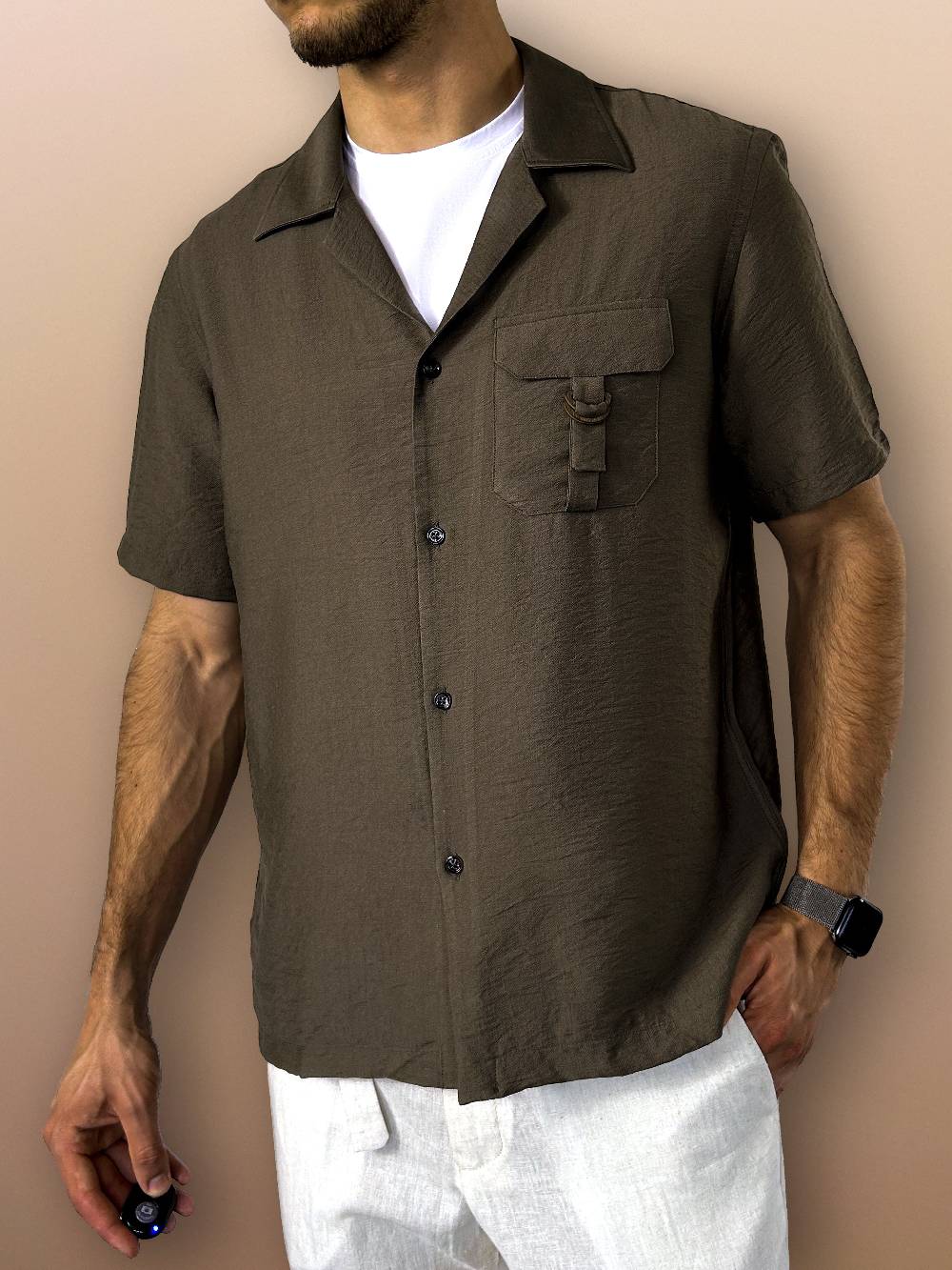 Primo Emporio Camicia Mezza Manica Con Taschino