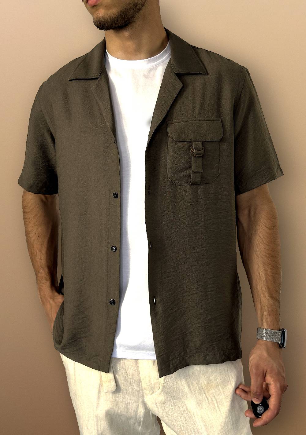 Primo Emporio Camicia mezza manica con taschino