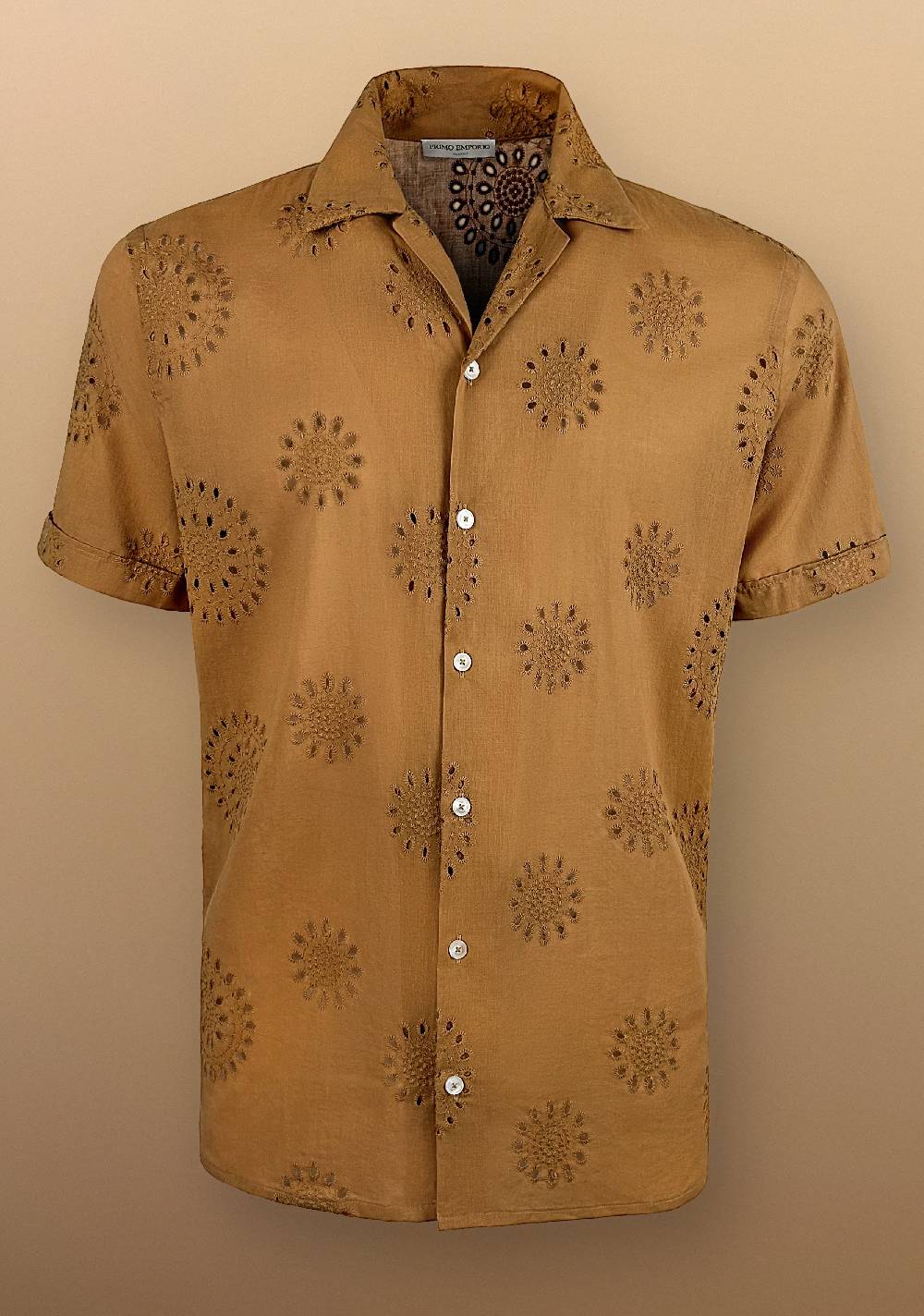 Primo Emporio Camicia Mezza Manica Cotone Sangallo