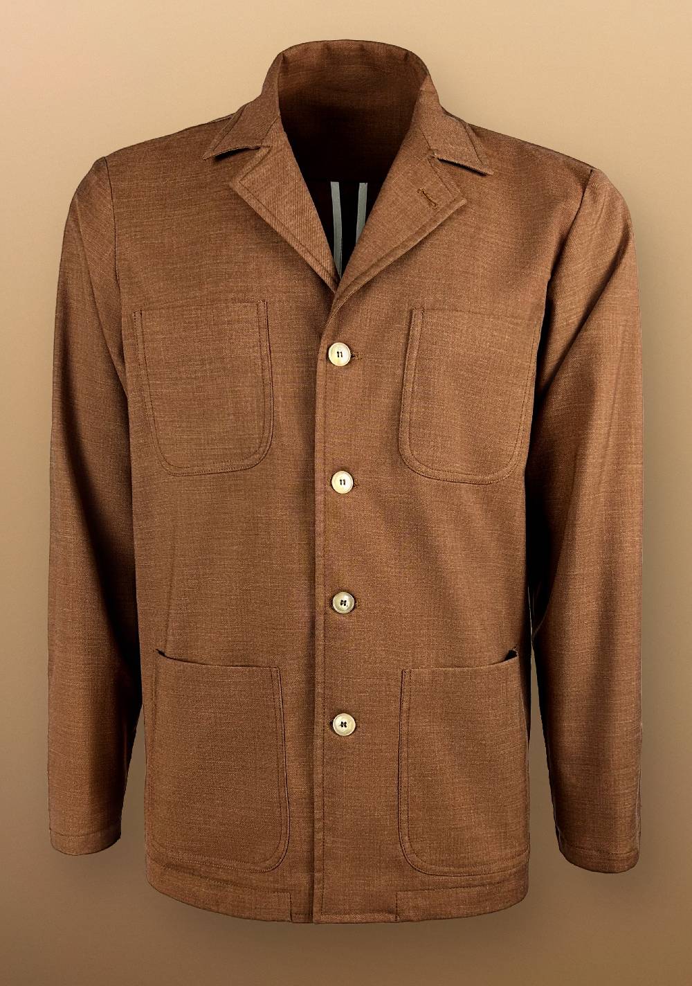 Primo Emporio Giacca Camicia Con Tasche A Toppe