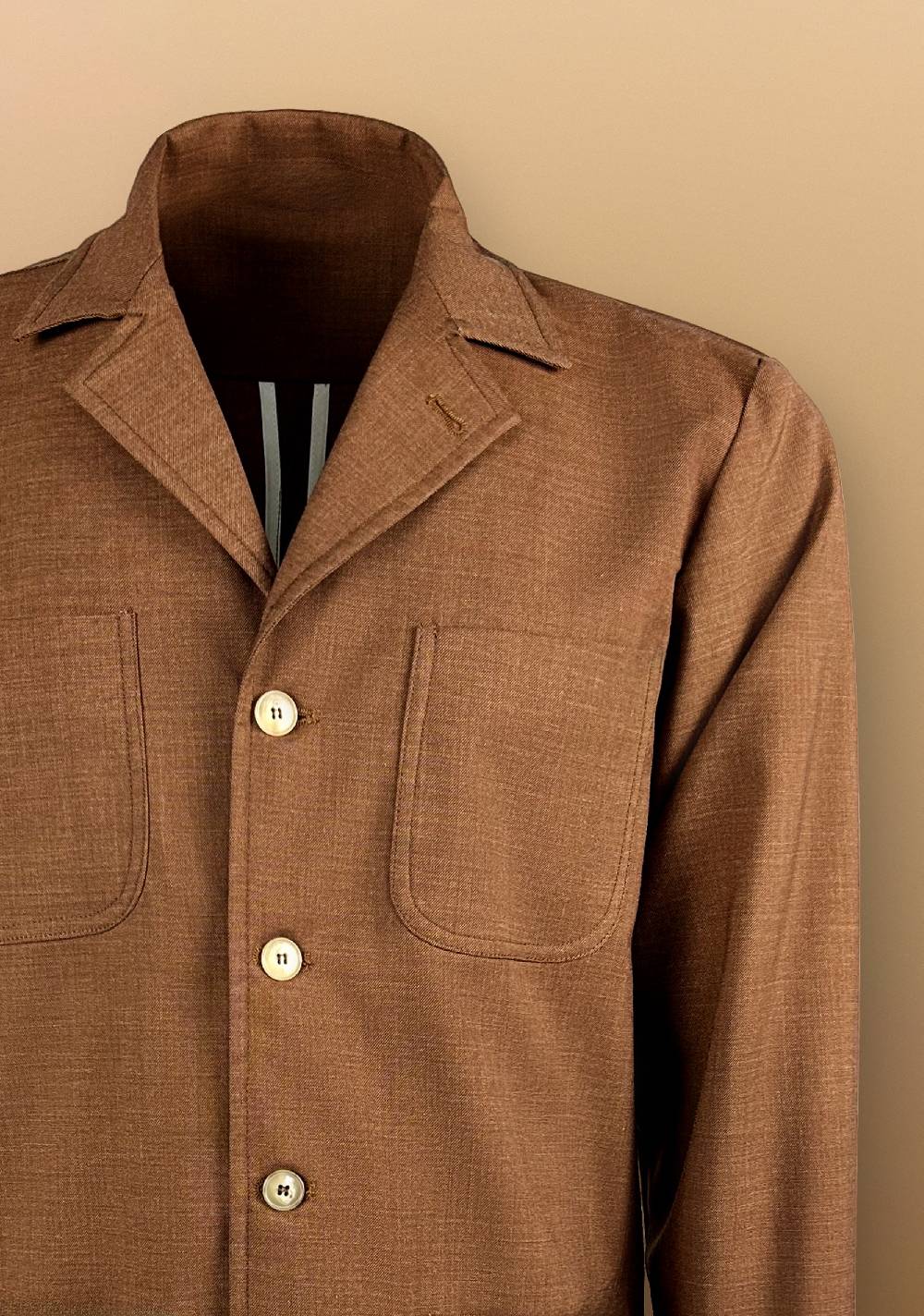 Primo Emporio Giacca camicia con Tasche a Toppe