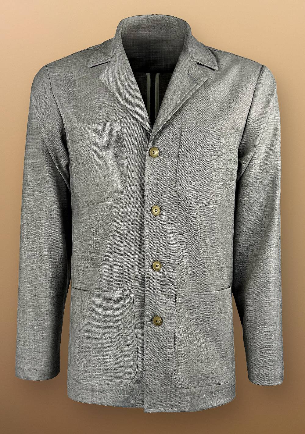 Primo Emporio Giacca camicia con Tasche a Toppe