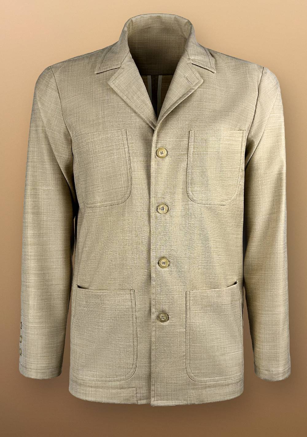 Primo Emporio Giacca Camicia Con Tasche A Toppe