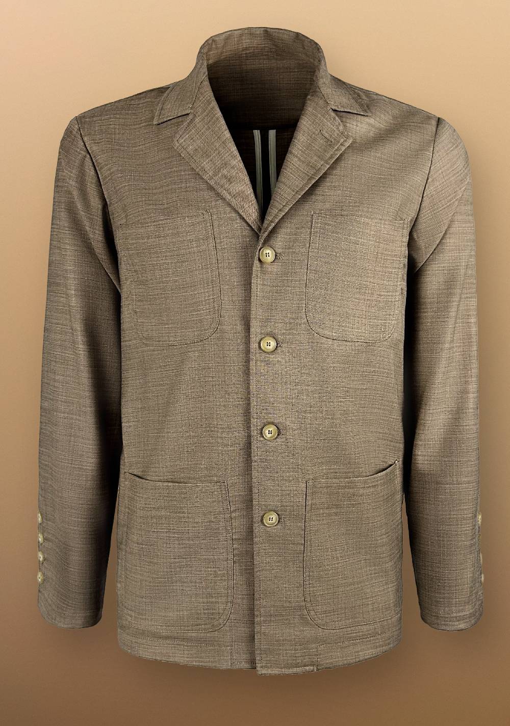 Primo Emporio Giacca camicia con Tasche a Toppe