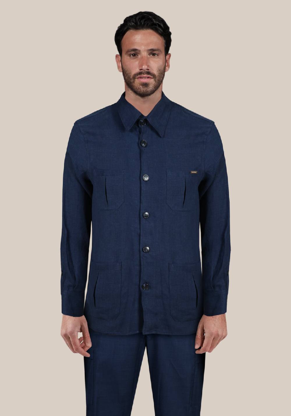Primo Emporio Giacca Camicia In Lino