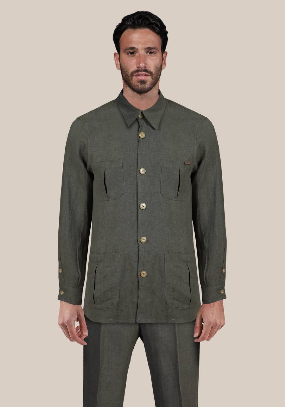 Primo Emporio Giacca Camicia In Lino