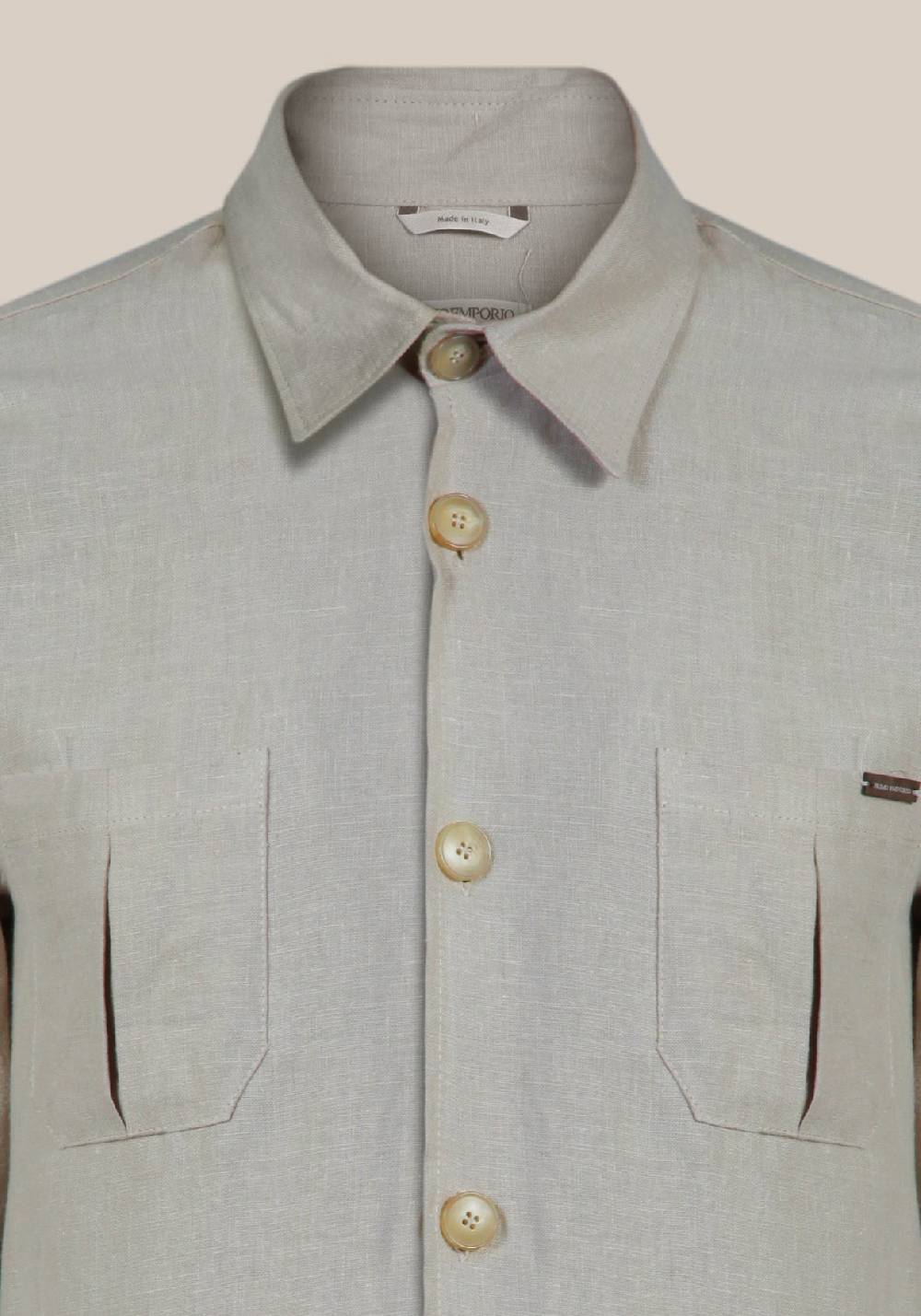 Primo Emporio Giacca Camicia In Lino