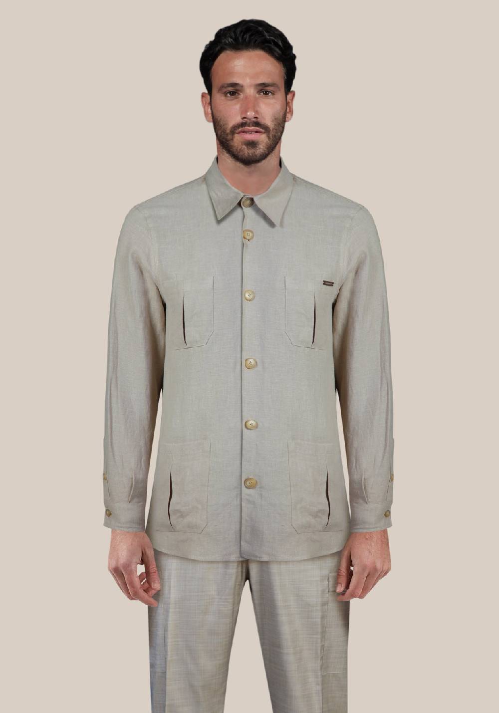 Primo Emporio Giacca Camicia in Lino