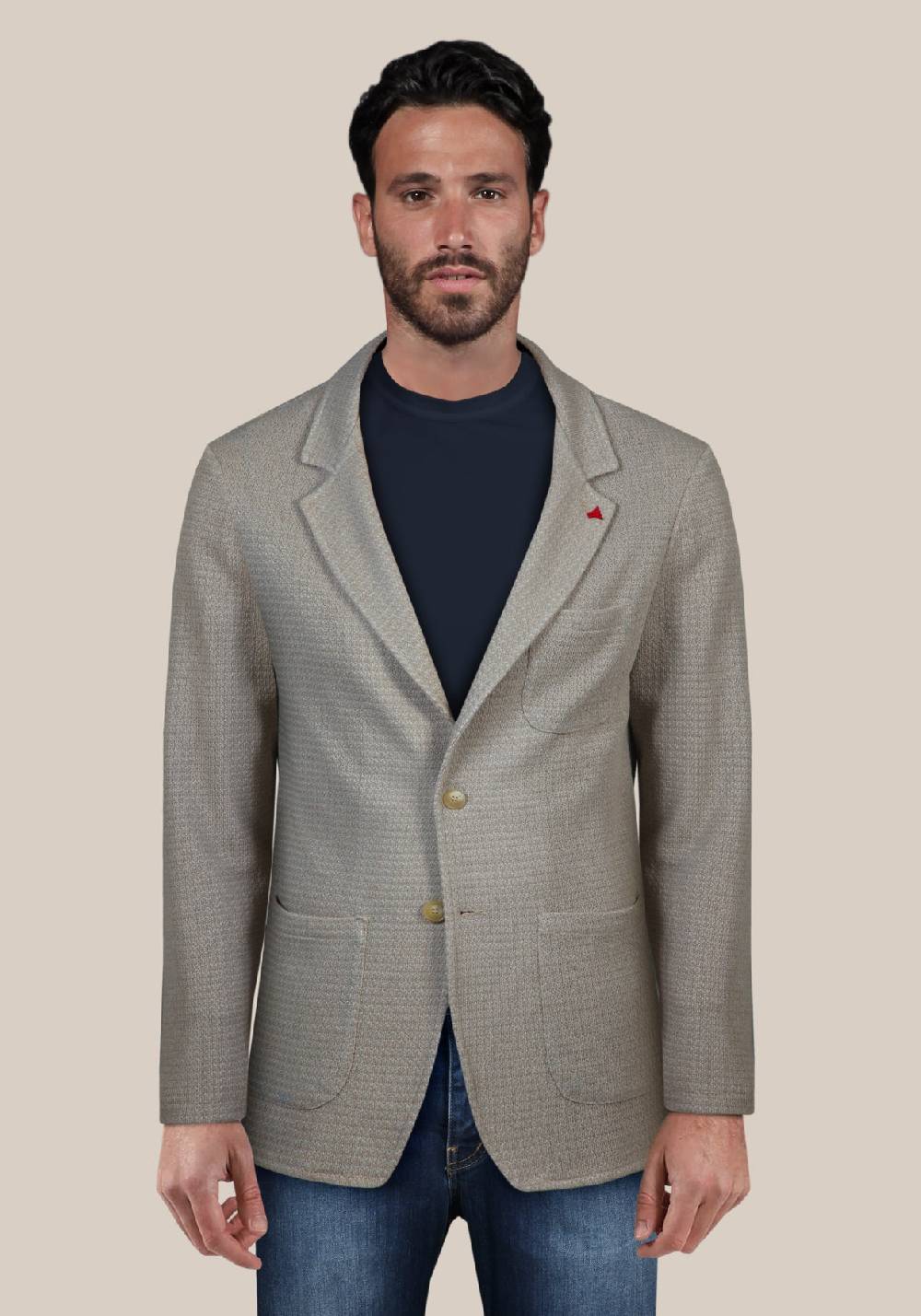 Primo Emporio Giacca cotone in maglina elastica