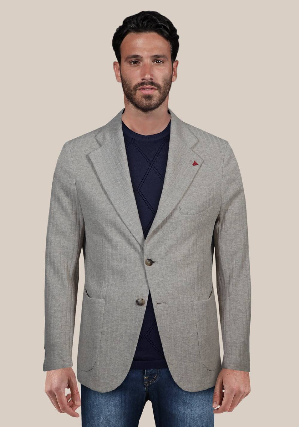 Primo Emporio Giacca In Maglia A Coste