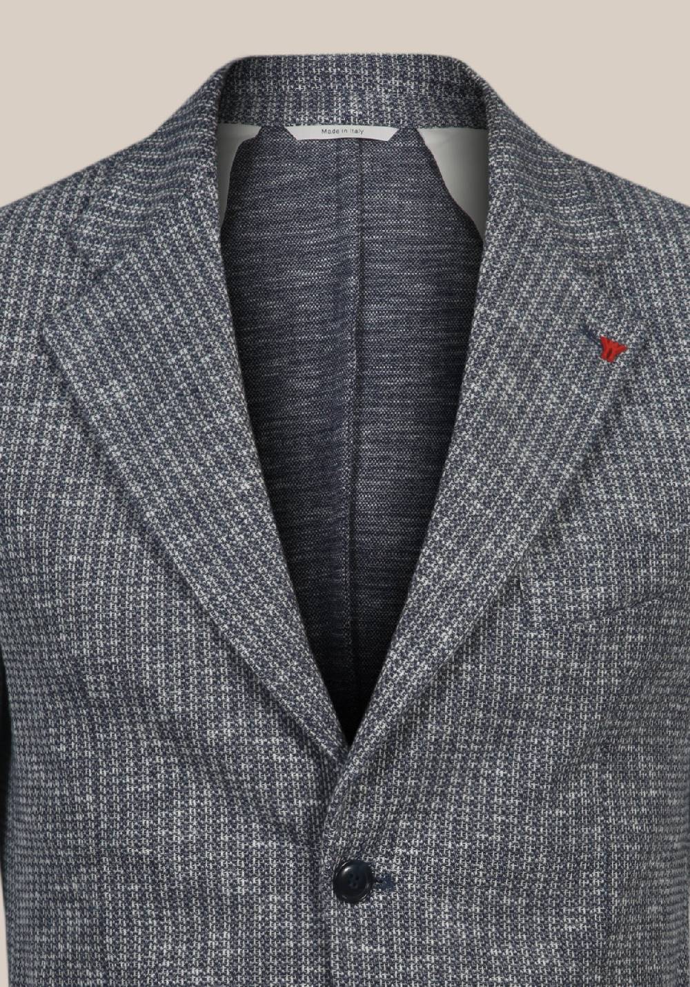 Primo Emporio Giacca In Maglia Con Micro Fantasia