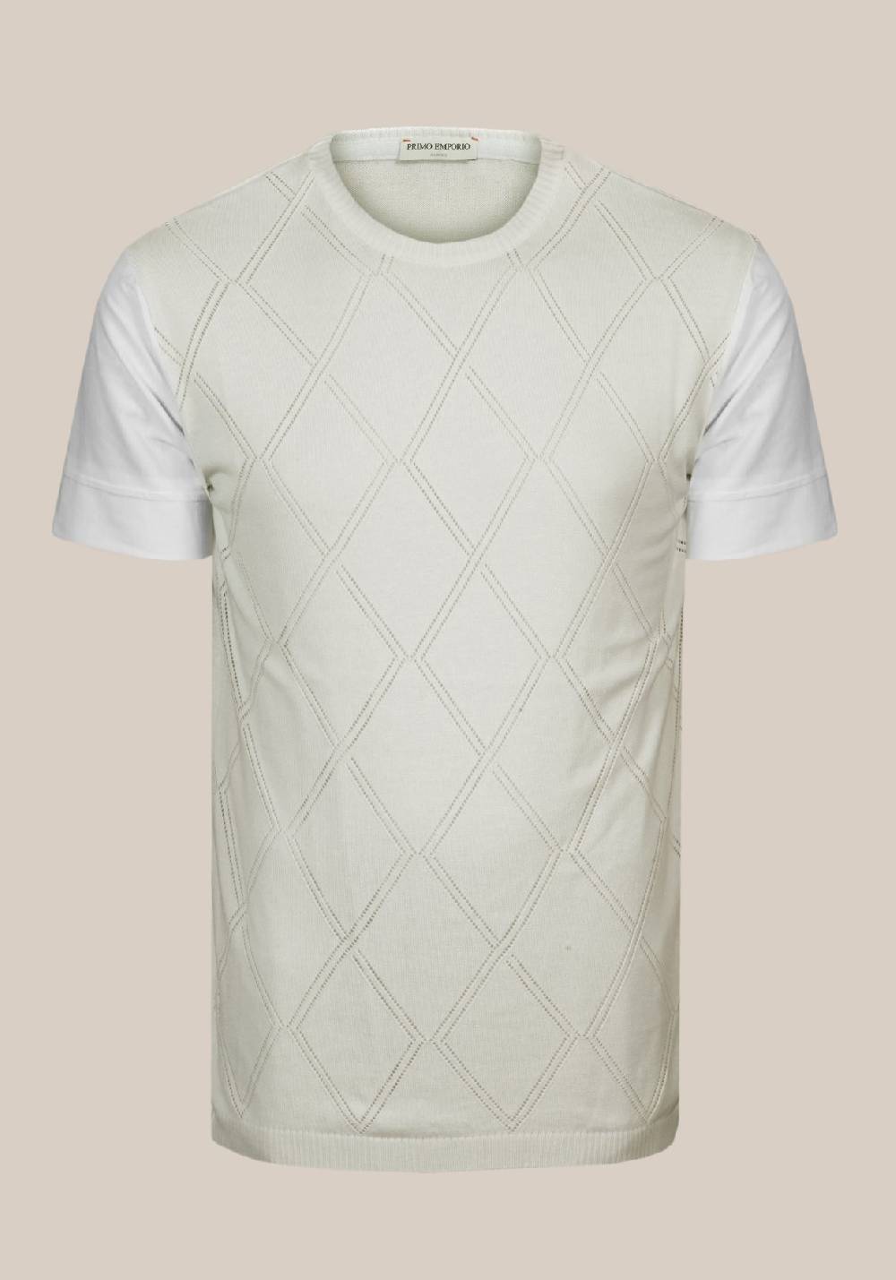 Primo Emporio Maglia Giro Collo Con Rombi