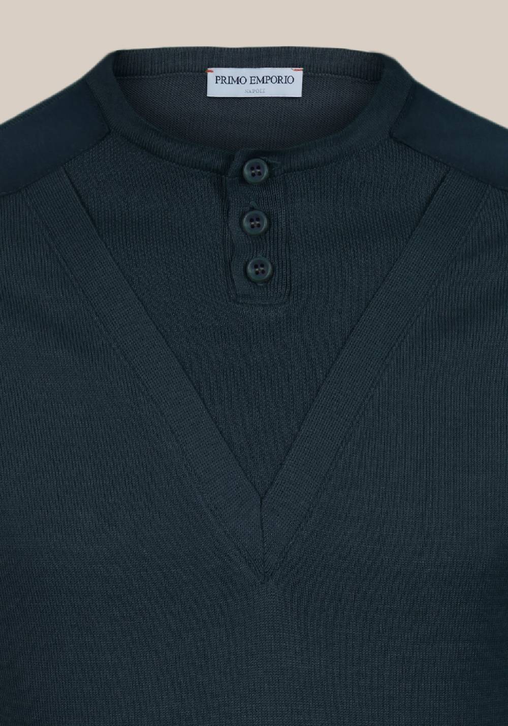 Primo Emporio Maglia In Cotone Con Bottoni